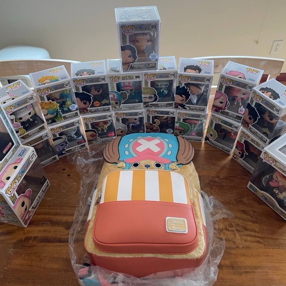 One Piece Funko haul 100% authentic with Chopper Backpack - Multicolor